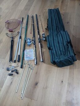 Rybárska sada s udicami