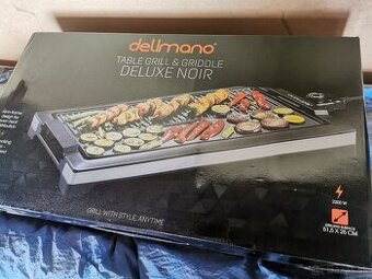 DELIMANO STOLNY GRIL DELUXE NOIR