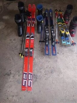 lyze lyziarky palice prilba brusenie korcul