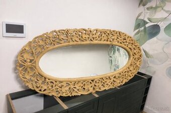 Zrkadlo z mangového dreva
