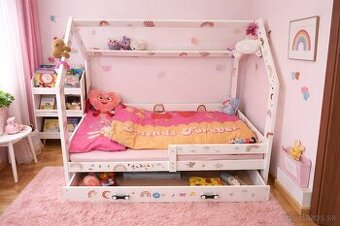 Detská  Domčeková postieľ aj s matracom