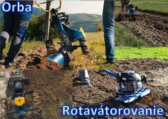 Oranie/Rotavátorovanie záhrad