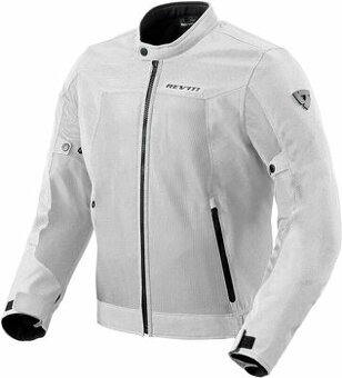 Bunda na motocykel Revit Eclipse 2 strieborná v.56