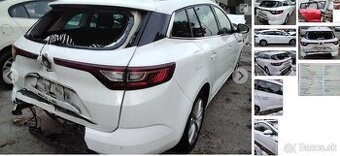 Renault Megane GRANDTOUR IV 2018 predám DVERE, ZADNÉ SVETLO,