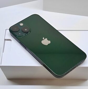 iPhone 13 Mini Green BATERIE 100% TOP