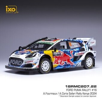Modely Ford Puma Rally1 1:18 IXO