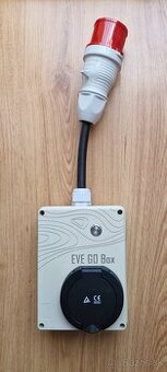 EV Expert Prenosný Wallbox adaptér EVE GO Box typ 2 32A 22kW