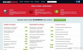 Na predaj 13-ročný web na prémiovej doméne DomainMarket.sk