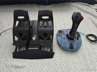Thrustmaster TCA Sidestick Airbus edition + T.Flight Rudder