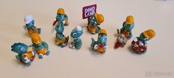 Kinder figúrky - dráčikovia na stavbe