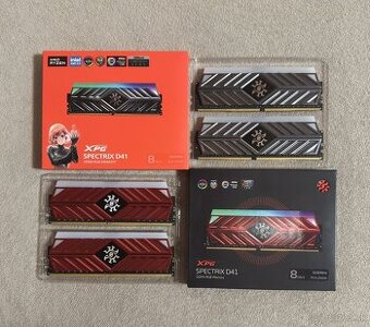 32GB XPG DDR4 3200mhz CL16 8GB RGB RAM STICKS - 4x8GB kit
