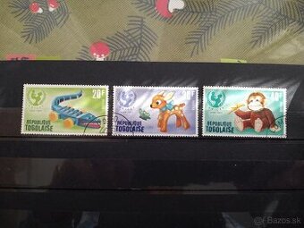 Poštové známky č.585 - Togo - detské hračky