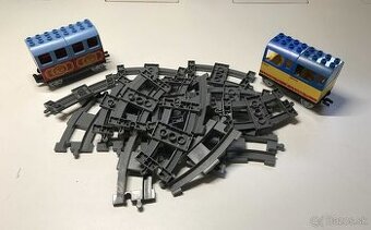 Lego Duplo Sada kolejí s vagonky 1
