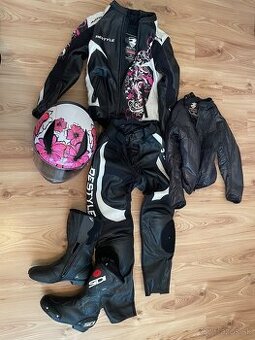 Dámske kožené oblečcenie na motorku
