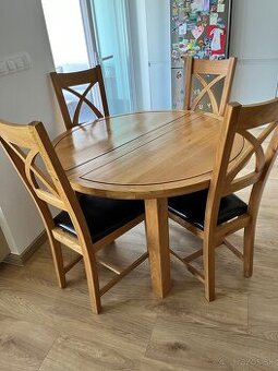 Okrúhly jedálenský stôl 120 cm