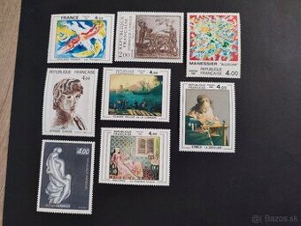 FRANCÚZSKO XV. poštové známky