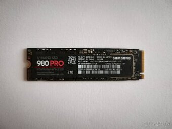 Samsung 980 PRO 2TB, M.2 2280, NVMe (nepoužité)