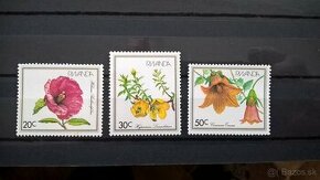 Poštové známky č.204 - Rwanda - kvety