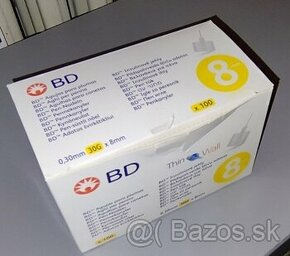 Inzulínové ihly 0,3mm - 1