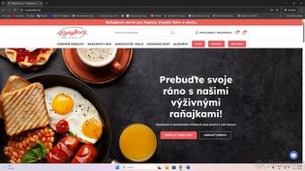 Predám eshop zameraný na raňajky
