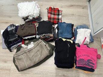 Predám komplet balík dámskeho oblečenia (70+ ks)