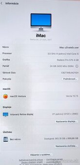 Predam Apple iMac 27" (5K, Mid-2017) MNEA2LL/A  A1419