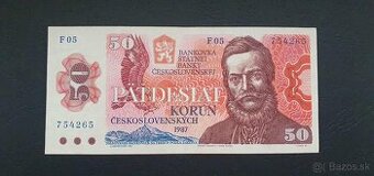 50 kcs 1987 korun ceskoslovensko
