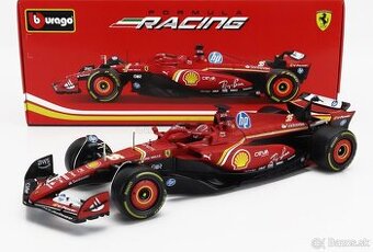 BURAGO FERRARI F1 SF-24 TEAM SCUDERIA FERRARI N 16 1:18