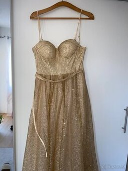Zlate Šaty na Stužkovu Ľady dĺžka