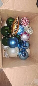 Retro sklenene vianocne ozdoby