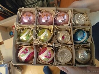 Staré retro vianočné ozdoby