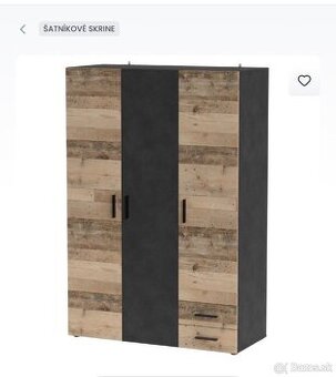 Predám 2× šatníkovú skriňu + nadstavec + komodu – Poprad