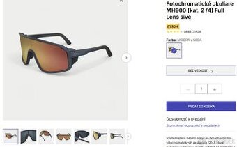 Horské slnečné okuliare, cat. 4 Full Lens - NOVÉ