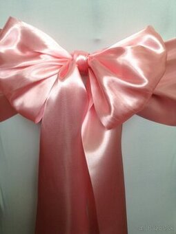 Ružové mašle saténové