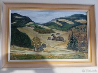 Obraz krajiny maľba