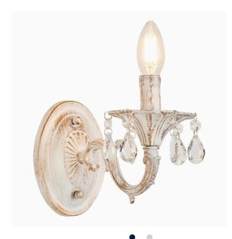 štýlová lampička nástenná