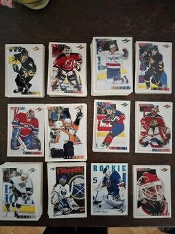 Predám hokejové kartičky Score 95-96 komplet set 330ks