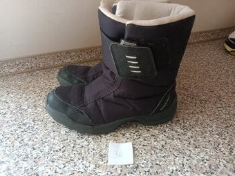 Detské zimné nepremokavé čižmy SH100 suchý zips c.36