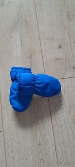 Modré rukavičky pre najmenších od 6-24mes.