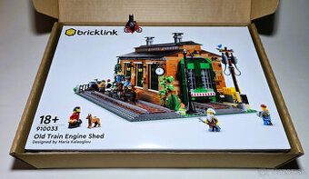 910033 LEGO Old Train Engine Shed - BDP 1