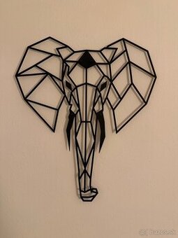 Geometricky obraz slona