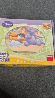 Puzzle, drevené kocky