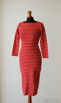 Pruhované midi šaty Timeout veľ-XS/S