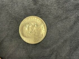 Stříbrná mince ČSR 20 Kč TGM 1937