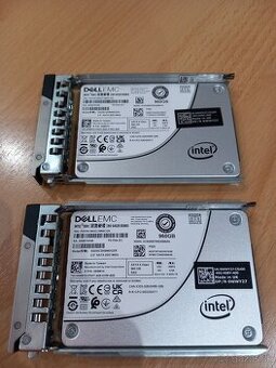 2x Dell EMC SSD 2.5" 960GB serverové SATA disky NOVÉ v rámč