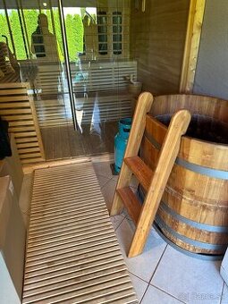 Sauna fínska a infra + ležadlá 2ks
