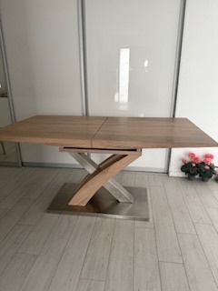 Jedálenský stôl, dub sonoma, 160x90 cm, BONET