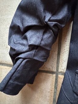 Nový dámsky elegantný tmavomodrý kabátik