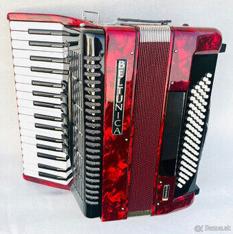 Nový akordeón BELTUNICA VIVALDI 80 basový- krásny zvuk, ľahu