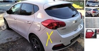 KIA CEED 2013 1.4 predám MOTOR G4FA, DVERE RIADENIE, PREVODO